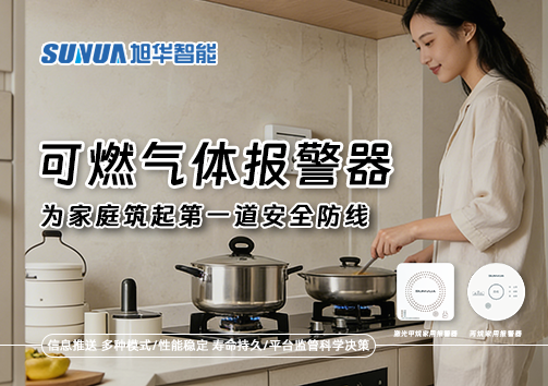 可燃气体报警器，为家庭筑起第一道安全防线！